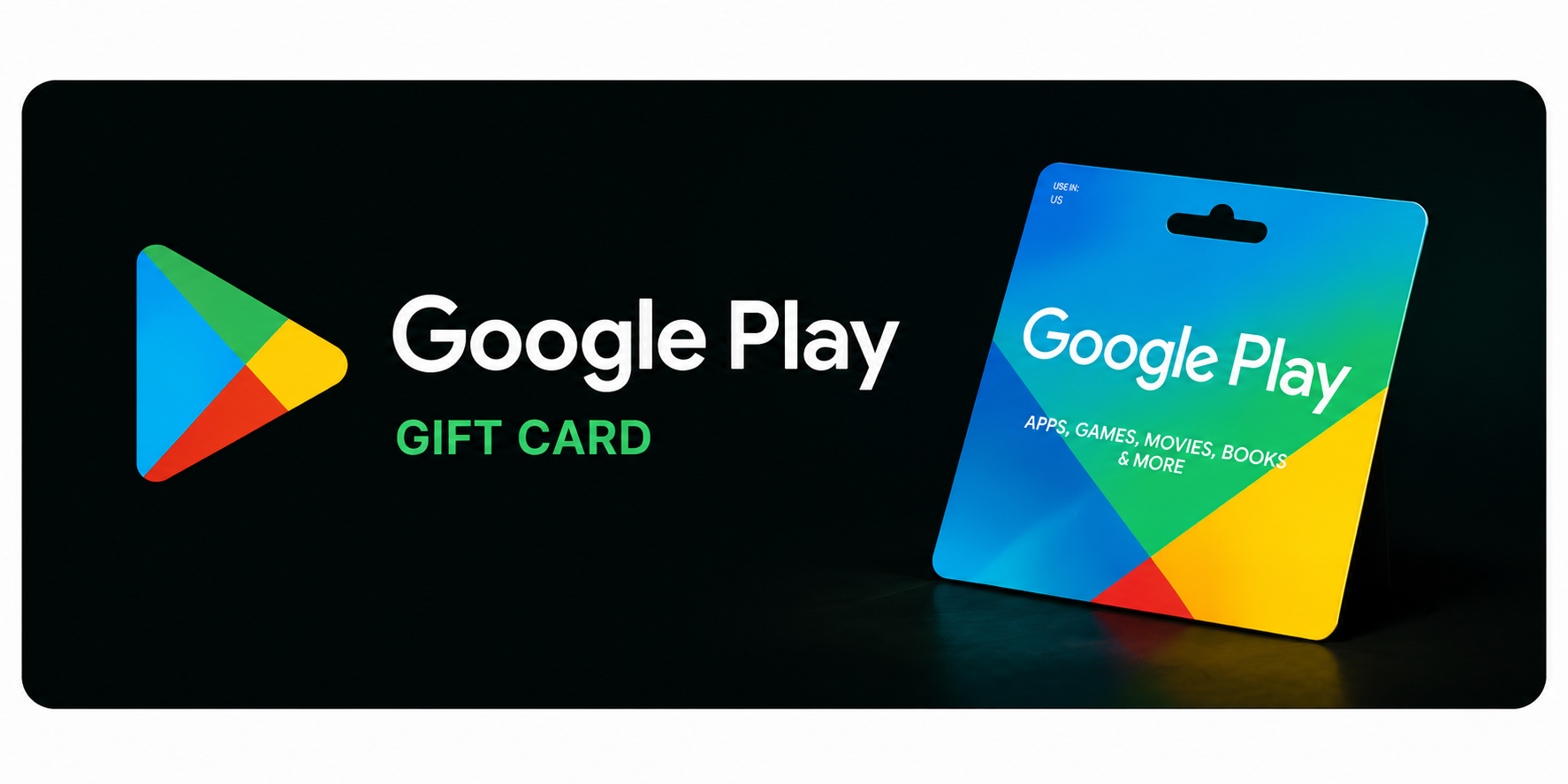 Google Play Card brand gift card